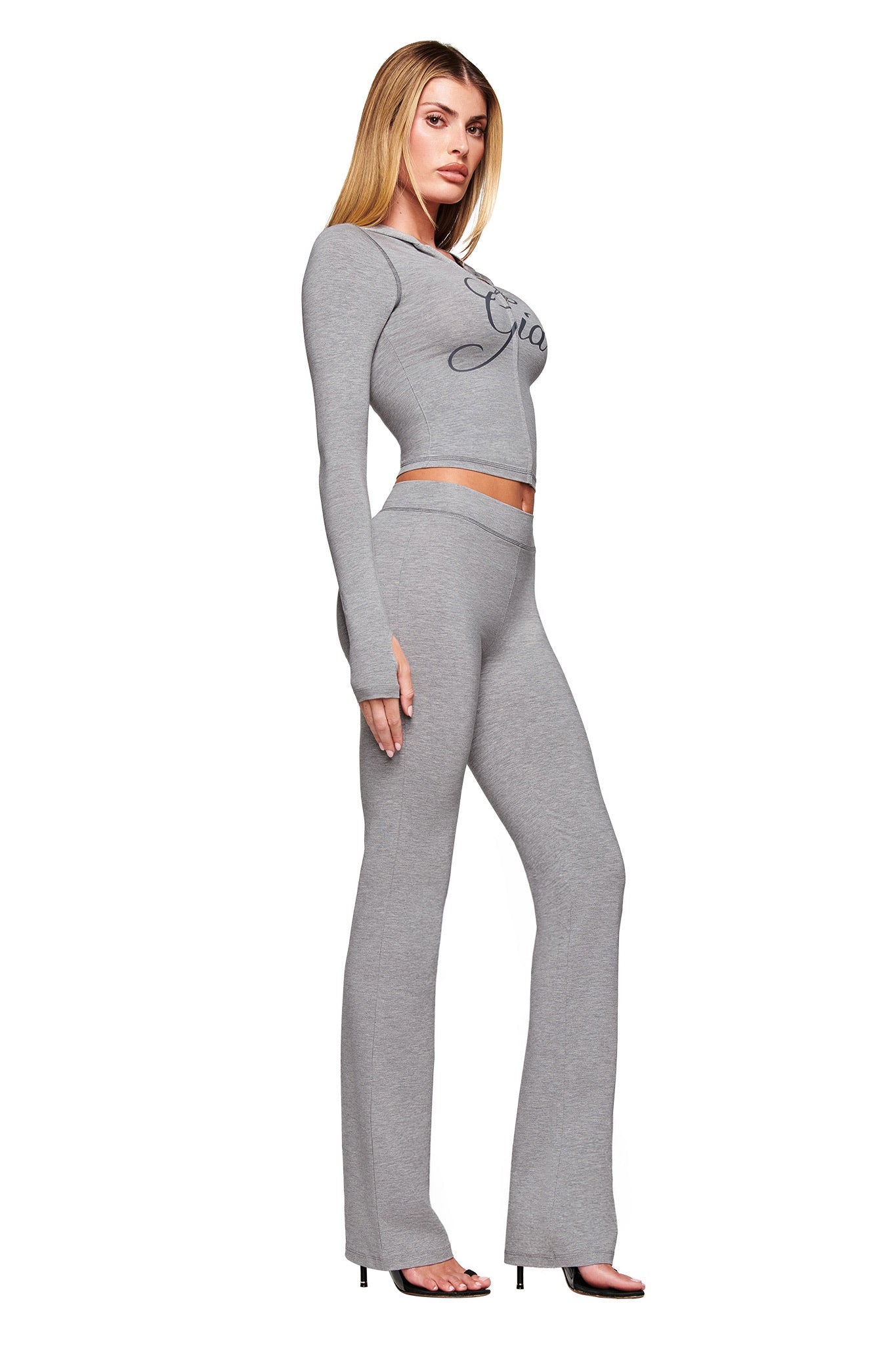 BLARE JERSEY TRACKPANT - GREY : HEATHER GREY