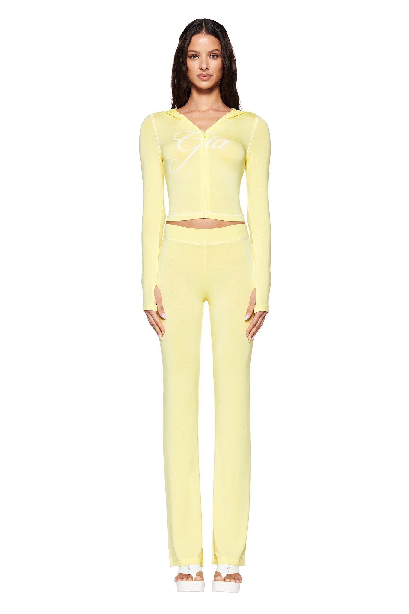 BLARE TRACKPANT - YELLOW : PALE YELLOW