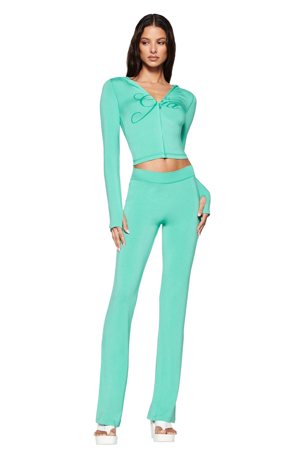 BLARE TRACKPANT - GREEN : TURQUOISE : TEAL