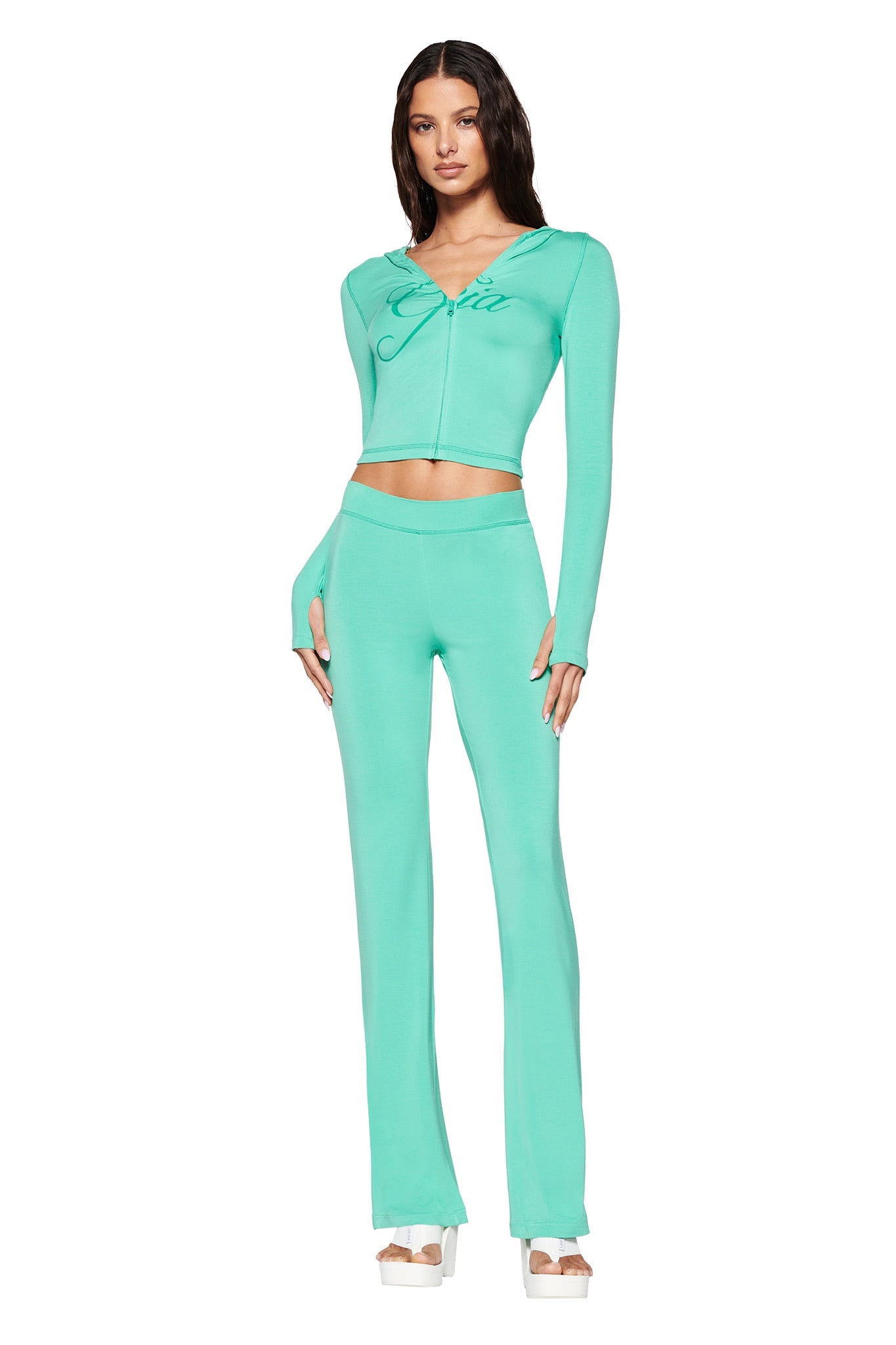 BLARE TRACKPANT - GREEN : TURQUOISE : TEAL