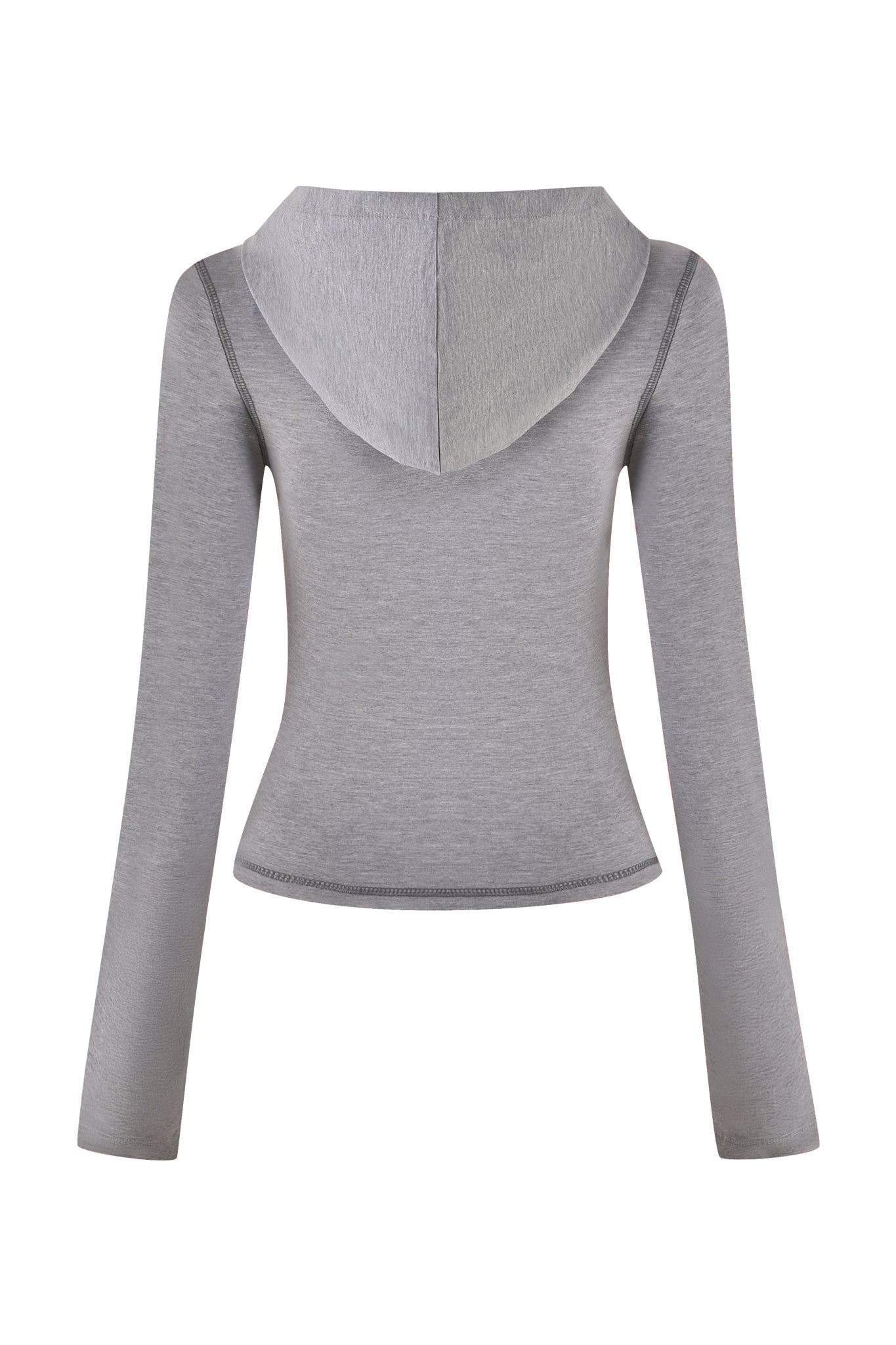 BLARE JERSEY HOODIE - GREY : HEATHER GREY