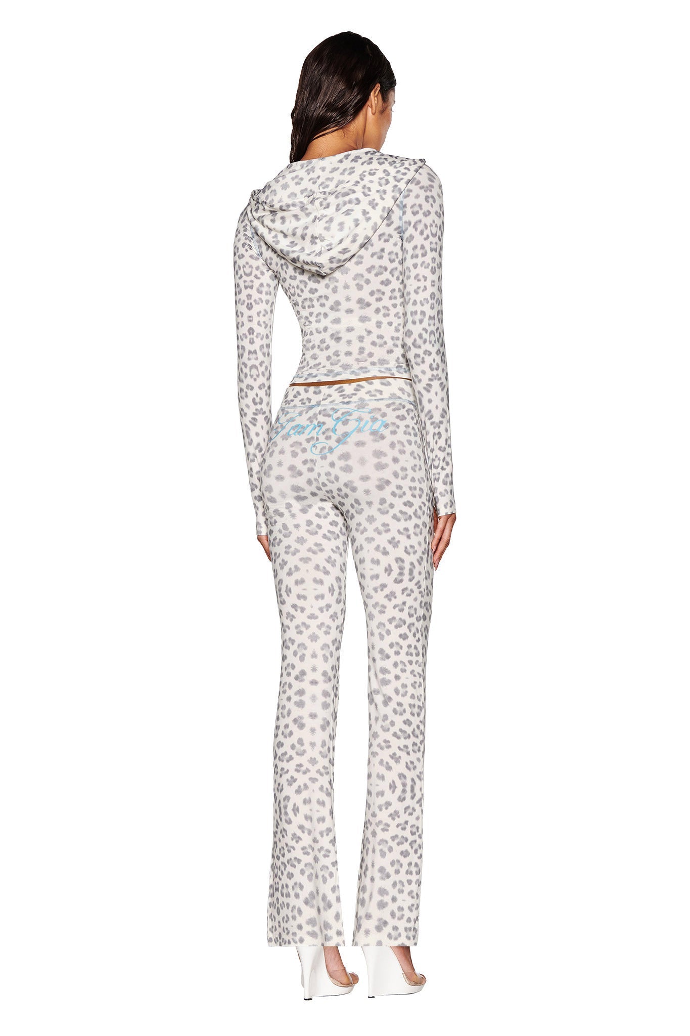 BLARE TRACKPANT - SNOW LEOPARD : WINTER WILD CARD