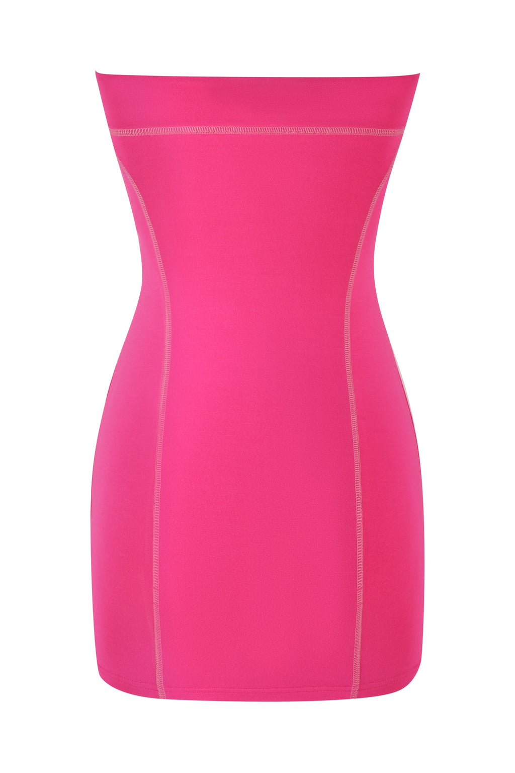BLARE TUBE MINI DRESS - PINK : HOT PINK