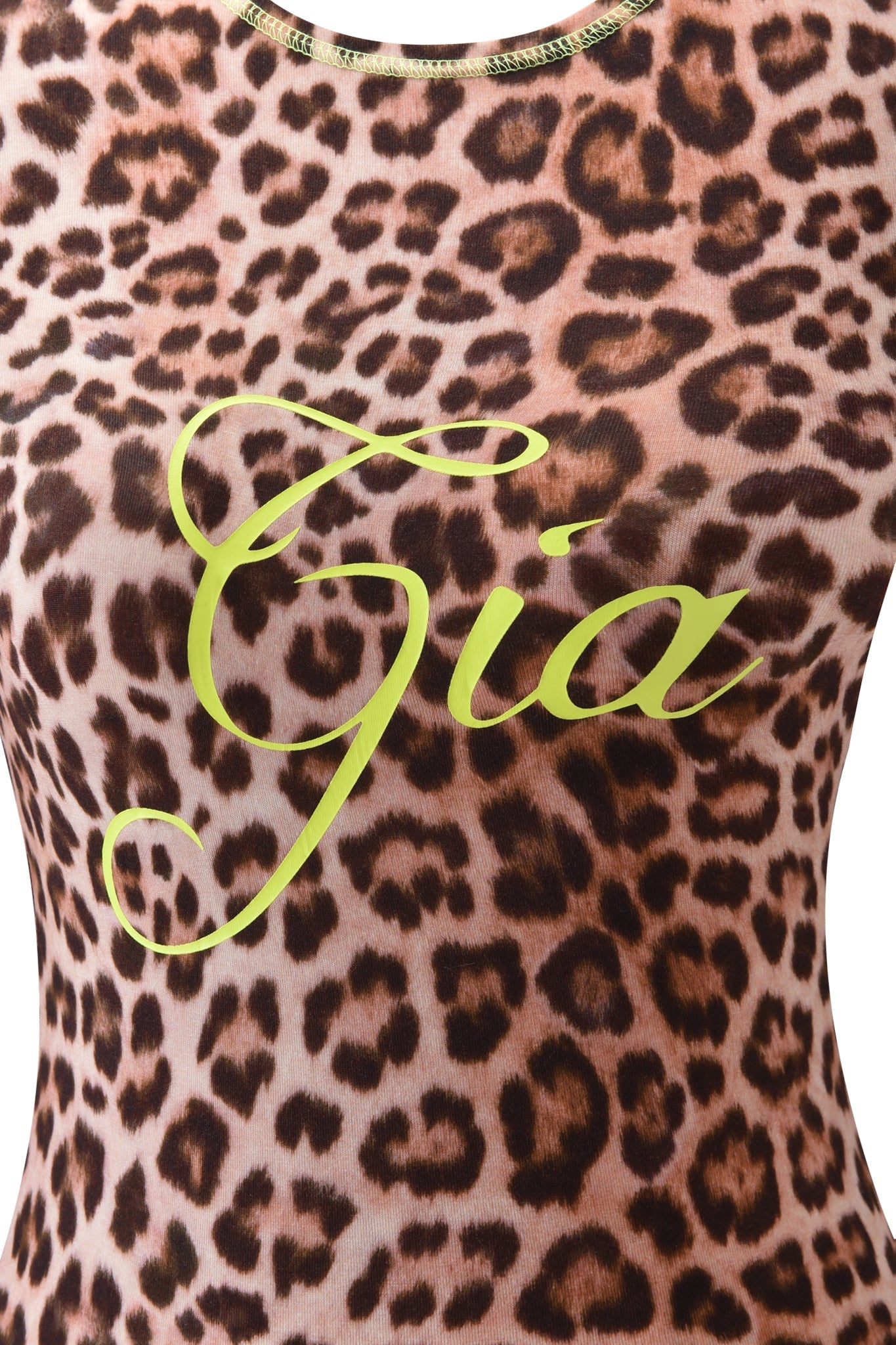 BLARE LONG SLEEVE TOP - LEOPARD