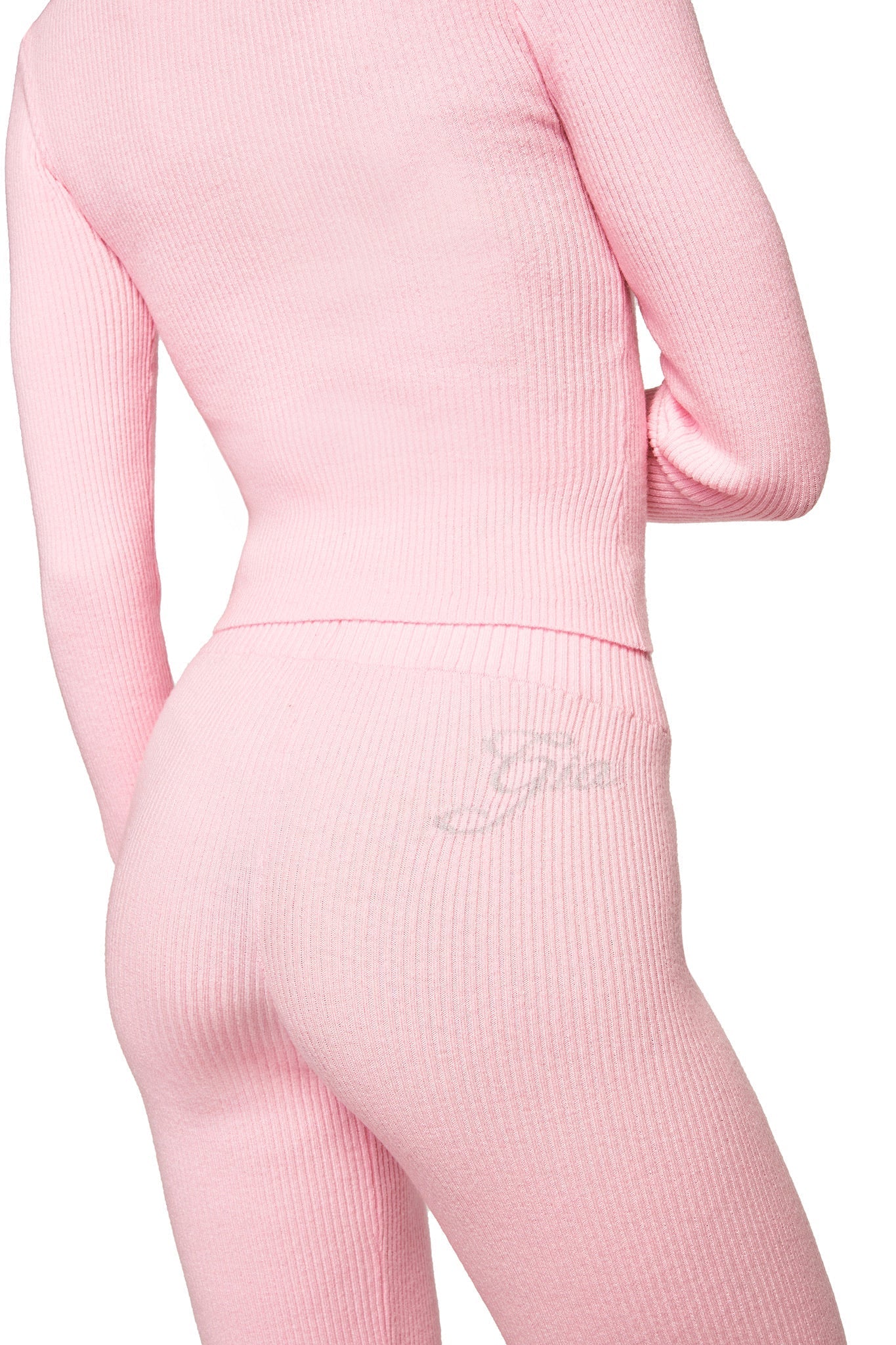BLARE KNIT TRACKPANT - PINK