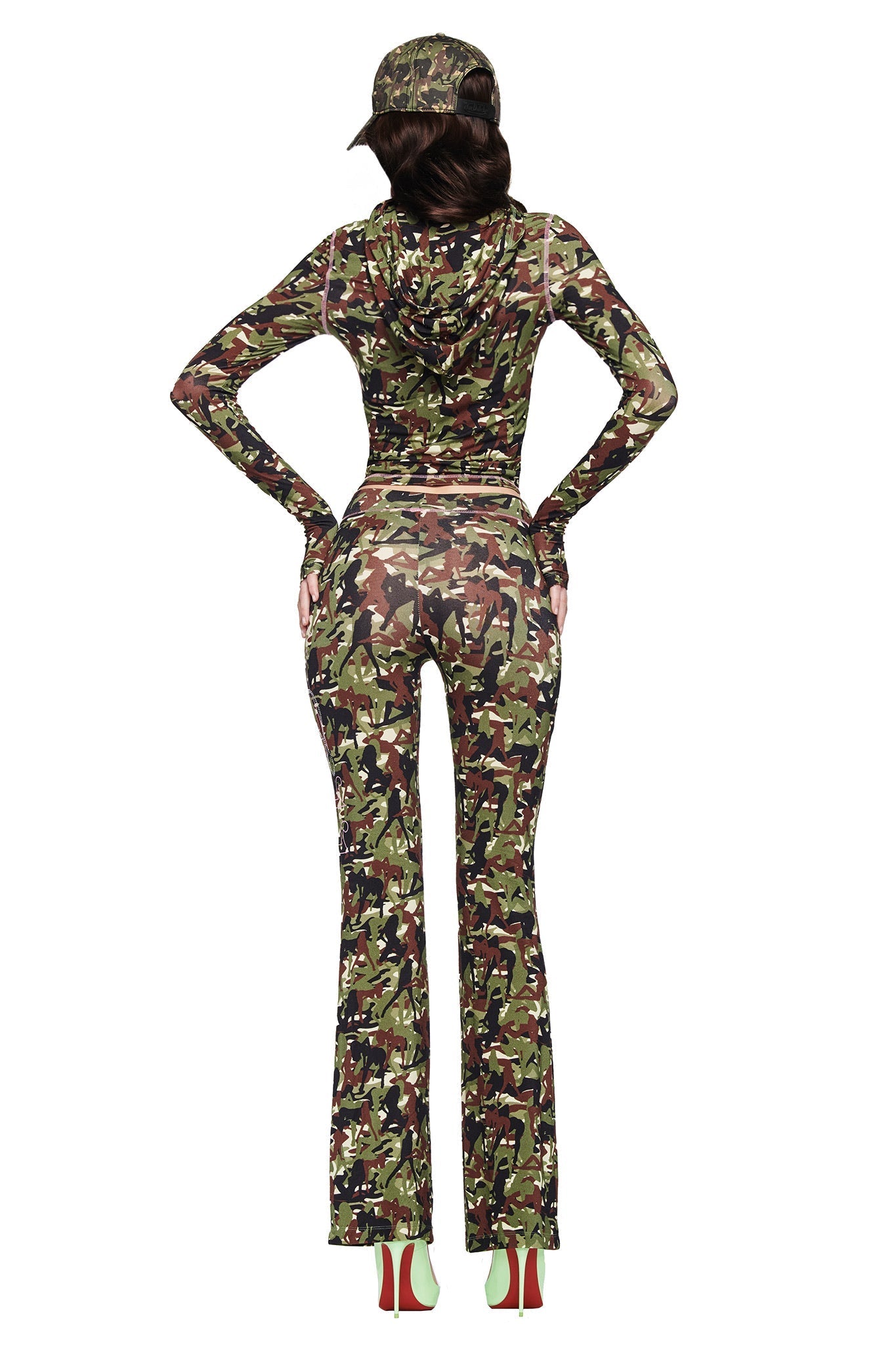 I.AM.GIA X VON DUTCH BLARE TRACKPANT - GIA GIRL CAMO