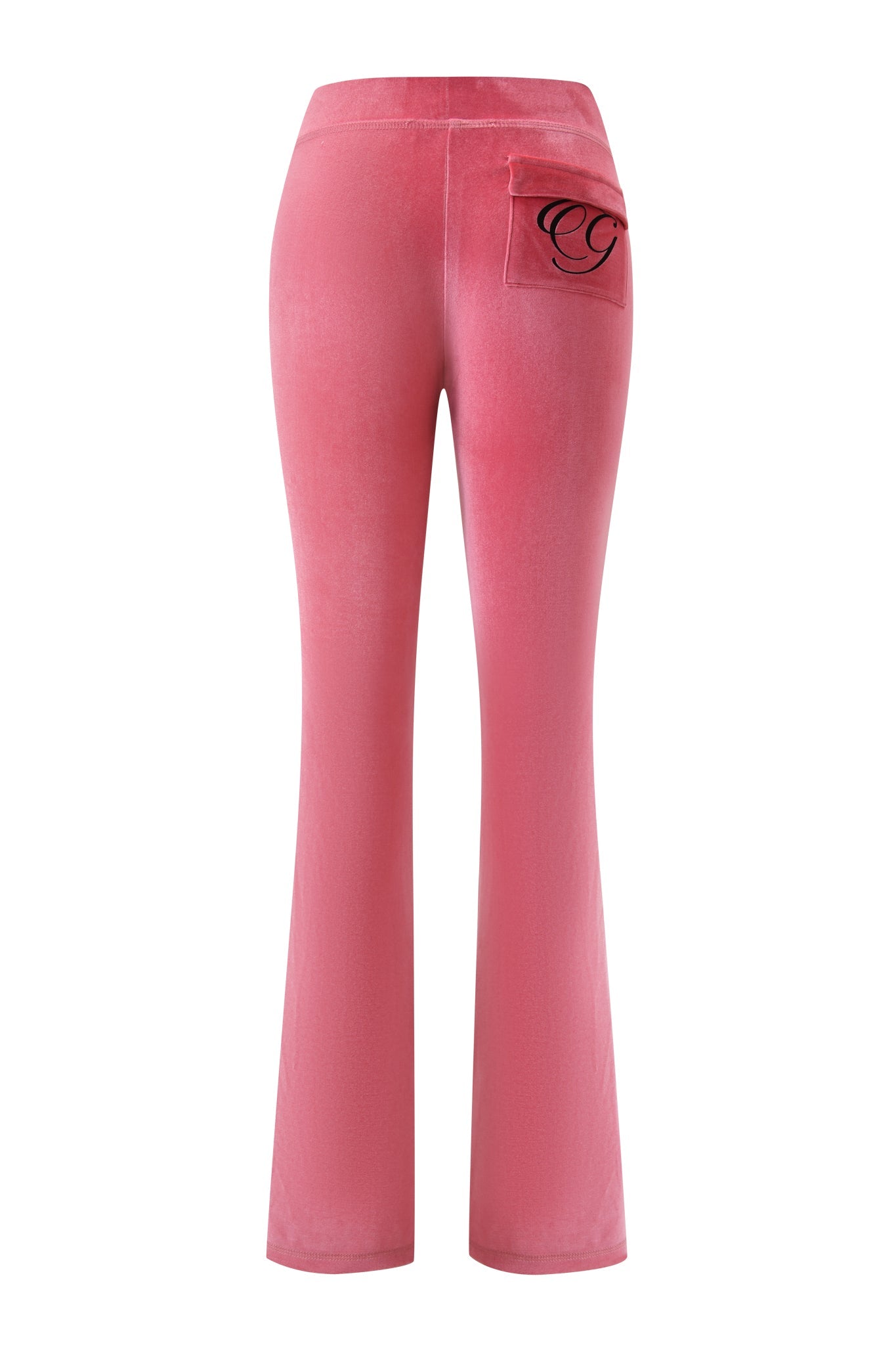 BLARE VELOUR POCKET TRACKPANT - PINK