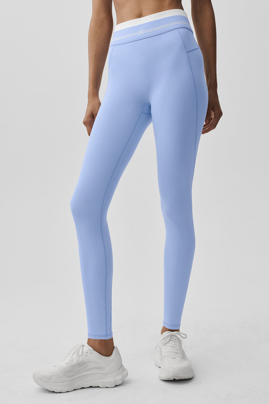 Airbrush High-Waist 7/8 Better Together Legging - Light Provence Blue/White
