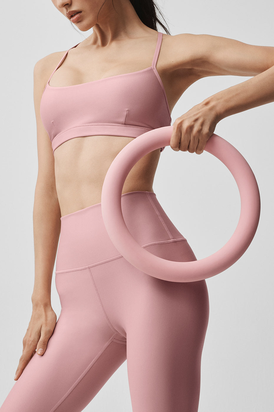 7/8 High-Waist Airlift Legging - Vintage Pink